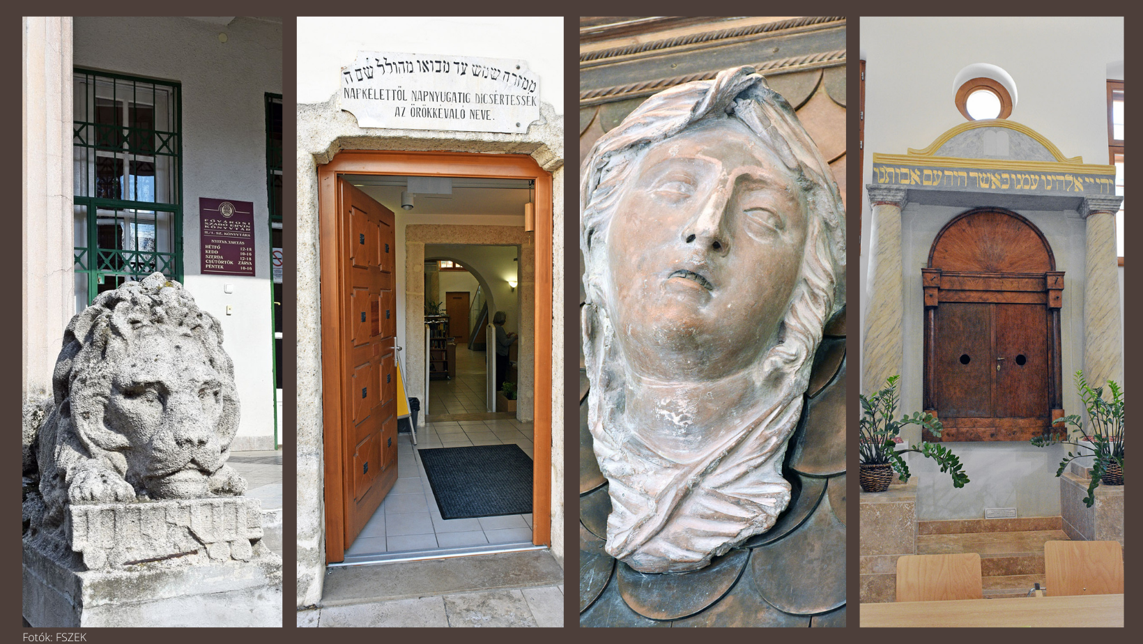 Fotómontázs a Hűvösvölgyi úti és a Nagytétényi könyvtárépületekről.