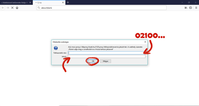 Kép arról az űrlapról ahová az olvasójegy vonalkódját és a jelszót kell beírni